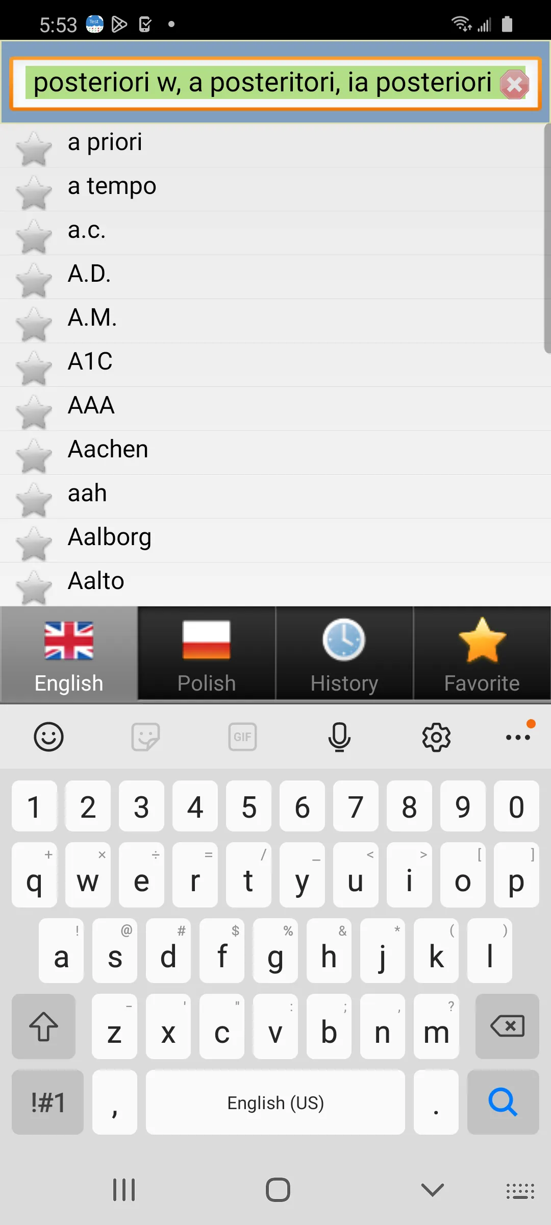 Polish bestdict | Indus Appstore | Screenshot