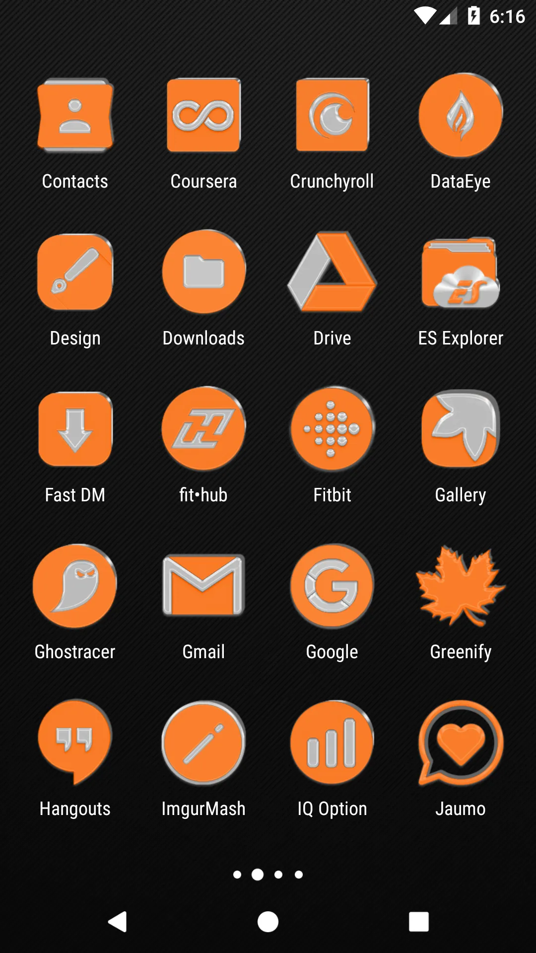 Bright Orange Icon Pack | Indus Appstore | Screenshot