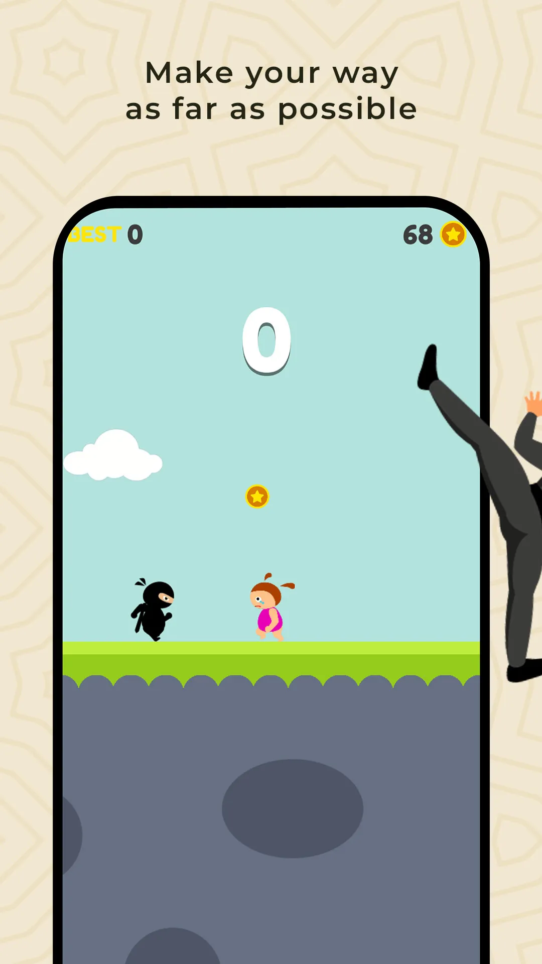 Fatty Ninja | Indus Appstore | Screenshot