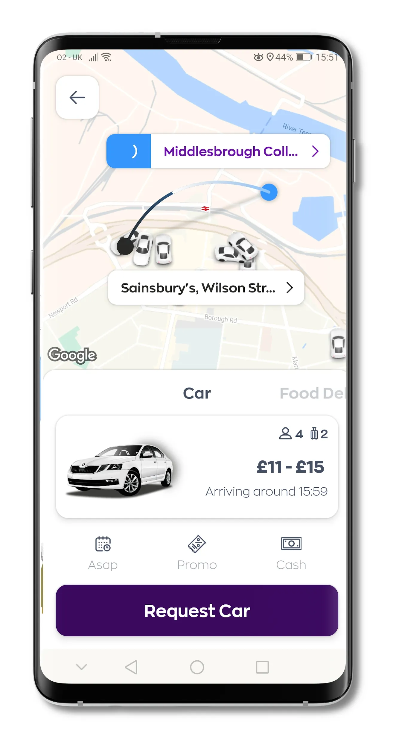 Wirral Callback Cars | Indus Appstore | Screenshot