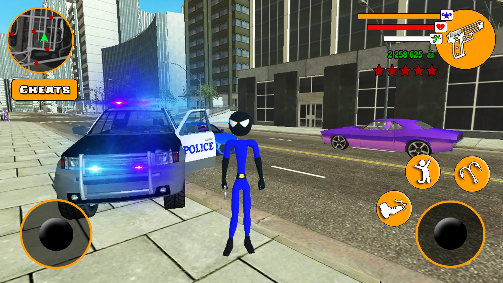 US Police Stickman Hero | Indus Appstore | Screenshot