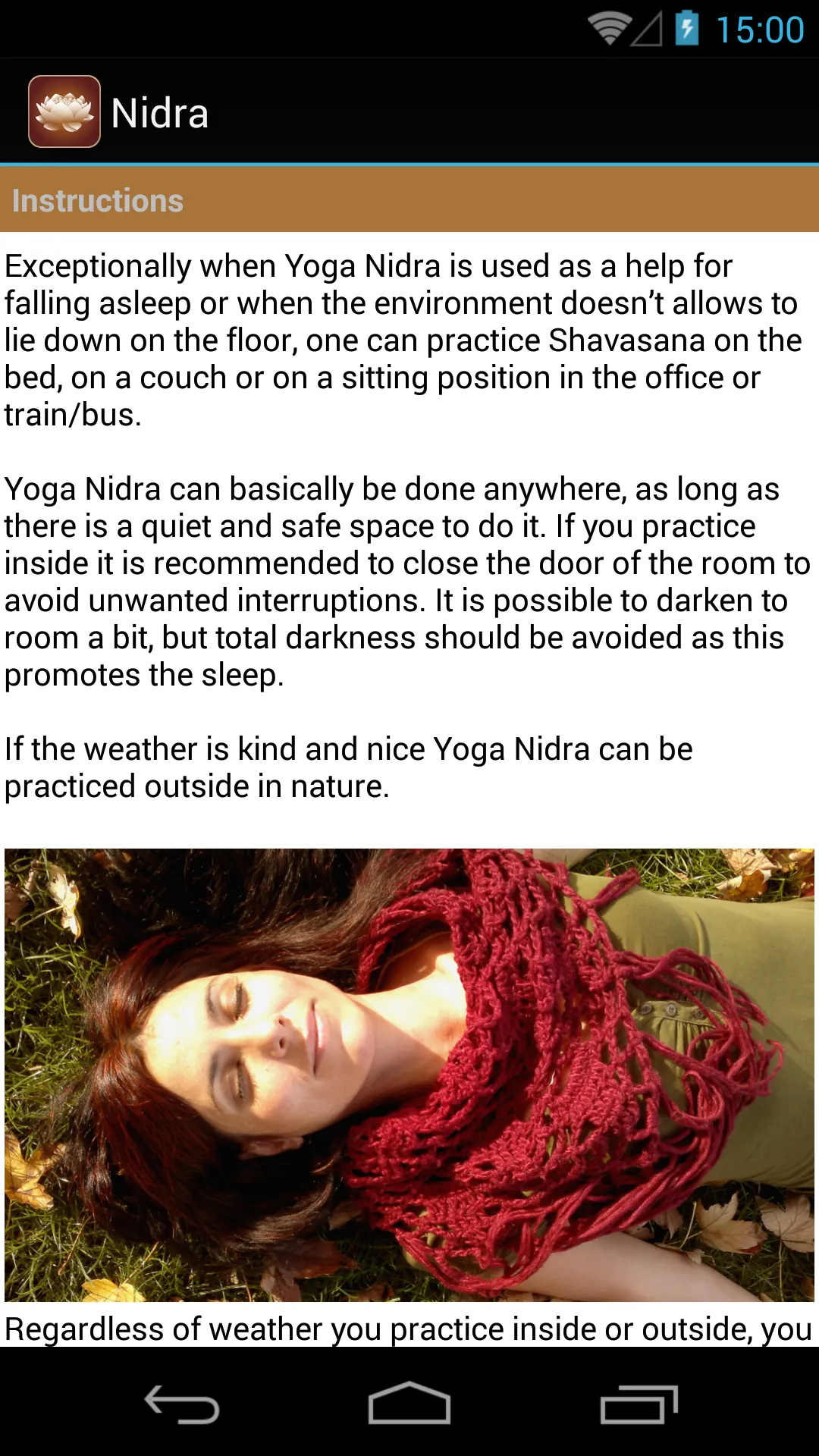 Yoga Nidra english | Indus Appstore | Screenshot