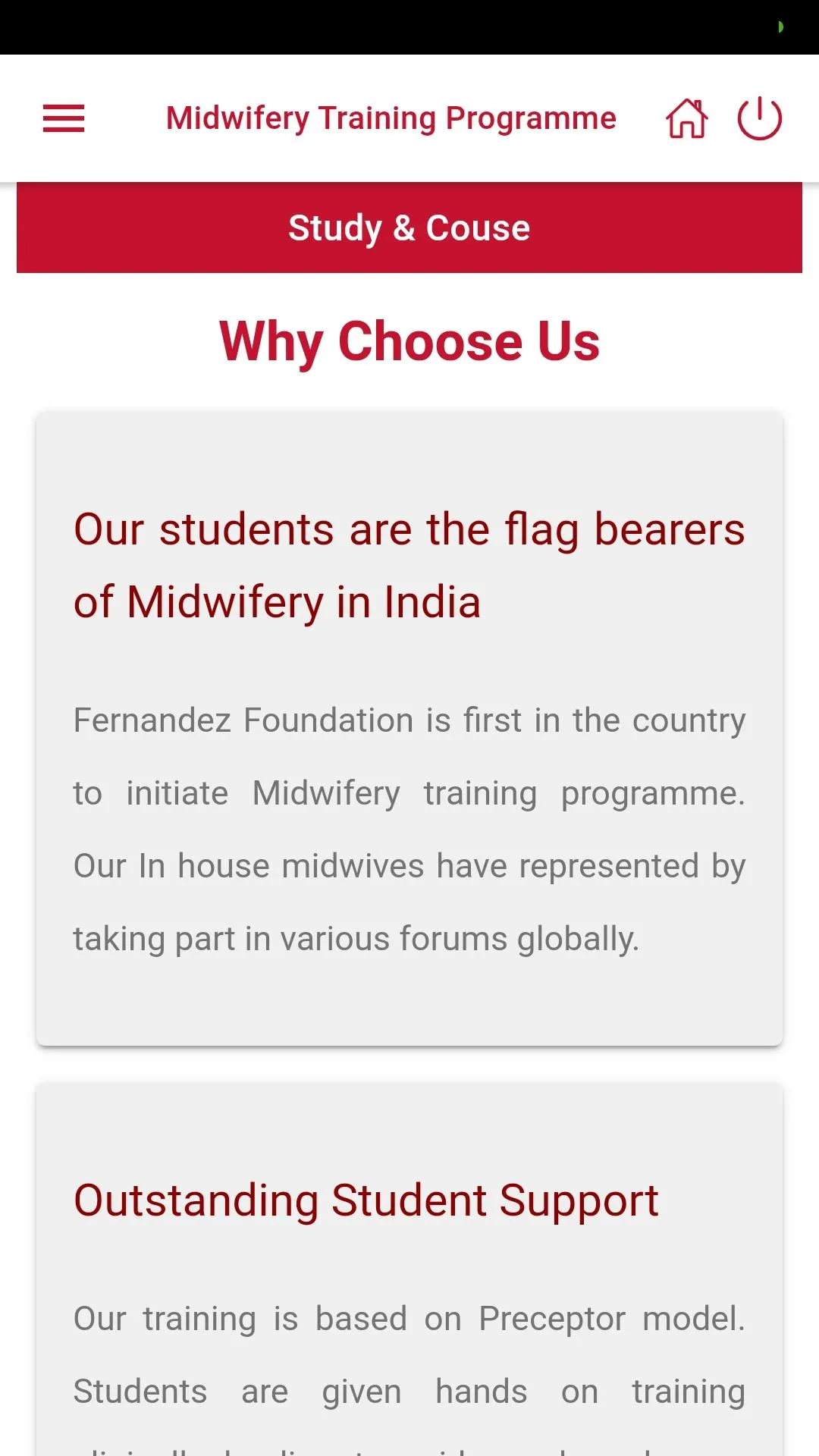 Fernandez Midwifery App | Indus Appstore | Screenshot