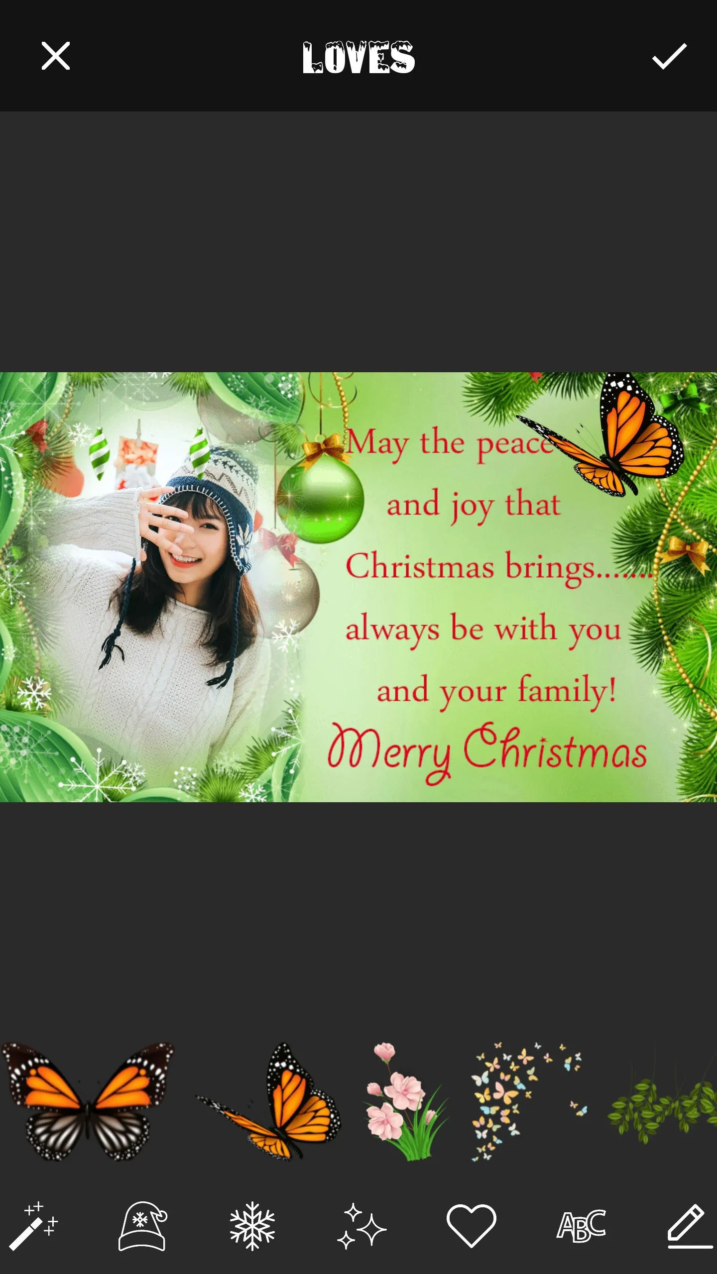 Christmas Cards Maker | Indus Appstore | Screenshot