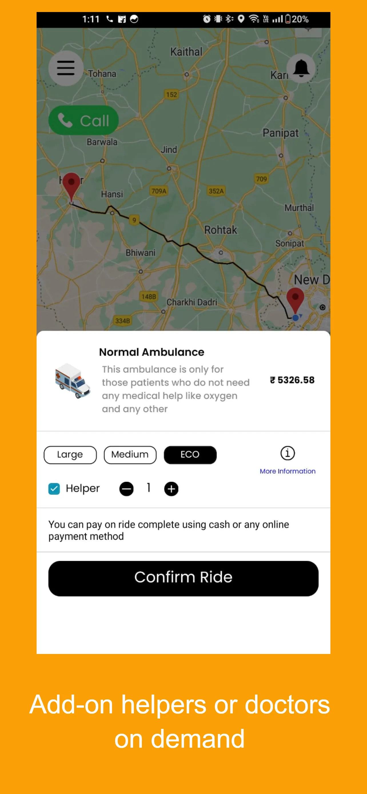 Book Ambulance Service- GoAid | Indus Appstore | Screenshot