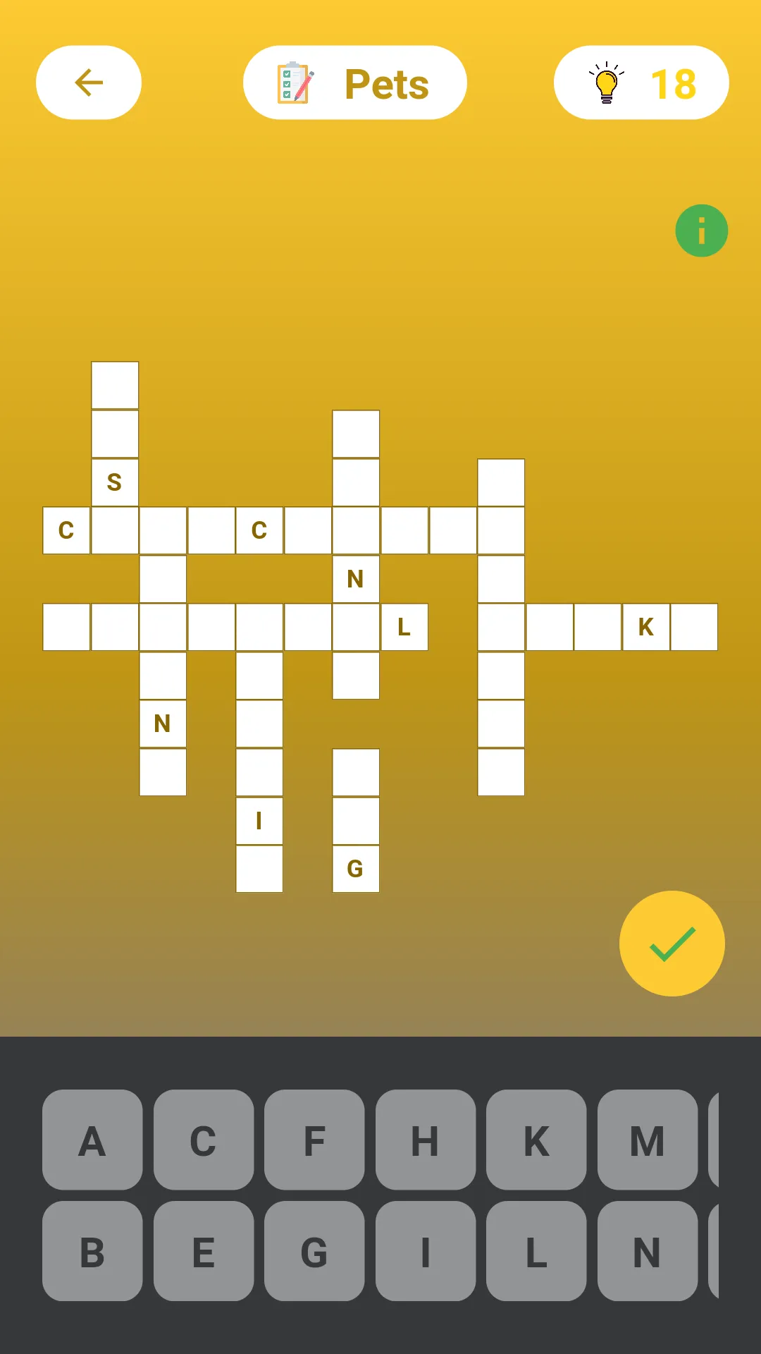 Themed Crossword Puzzles | Indus Appstore | Screenshot