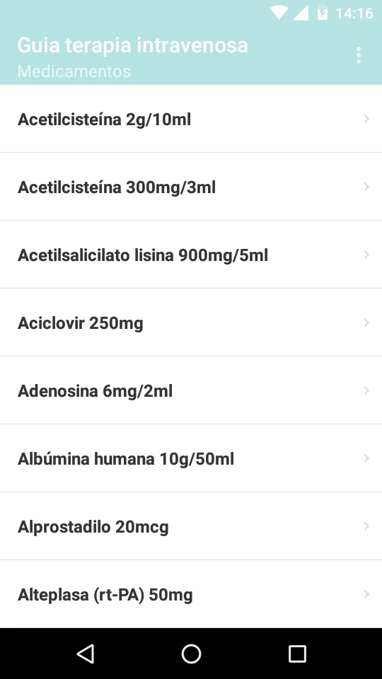 Guía Terapia Intravenosa | Indus Appstore | Screenshot