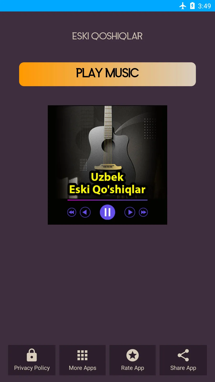 Uzbek Eski Qo'shiqlari | Indus Appstore | Screenshot