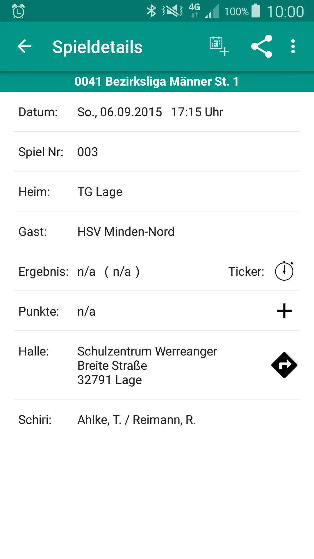 HSV Minden-Nord | Indus Appstore | Screenshot