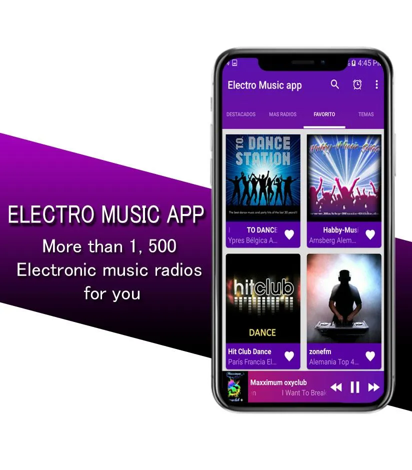 Electro Dance Music Radio | Indus Appstore | Screenshot