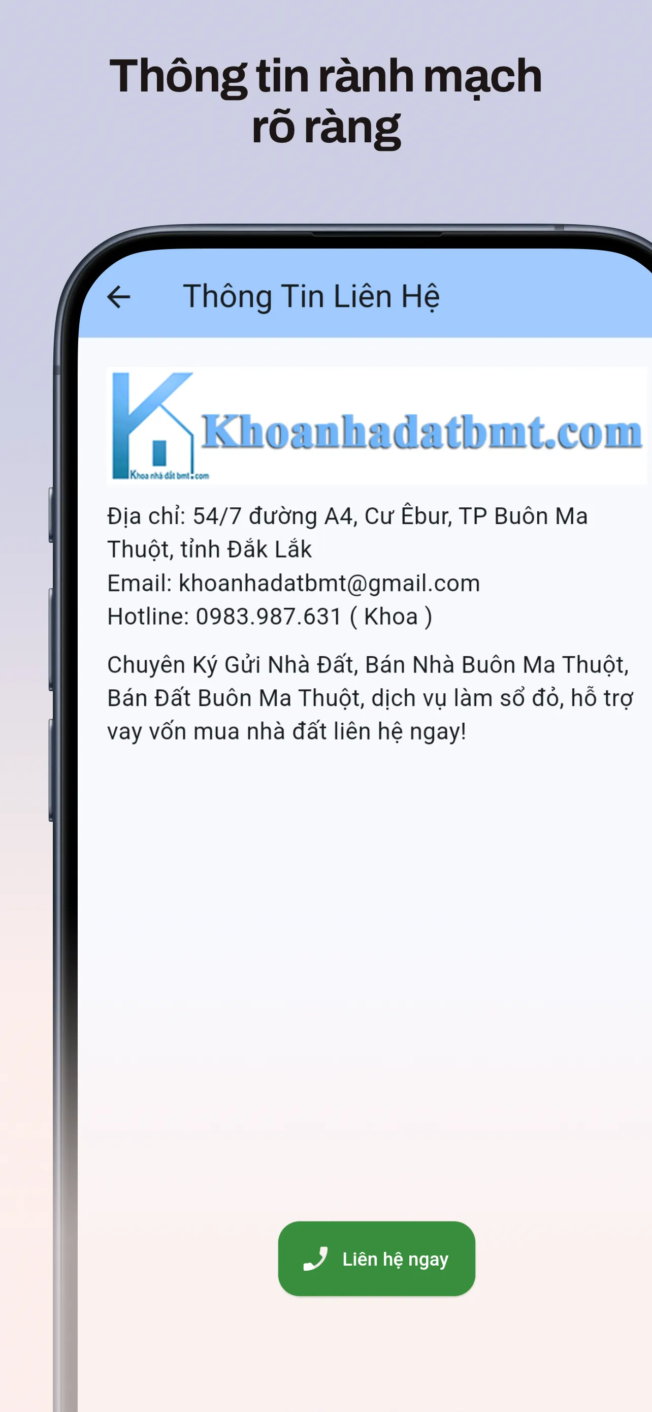 Khoa Nhà Đất BMT | Indus Appstore | Screenshot