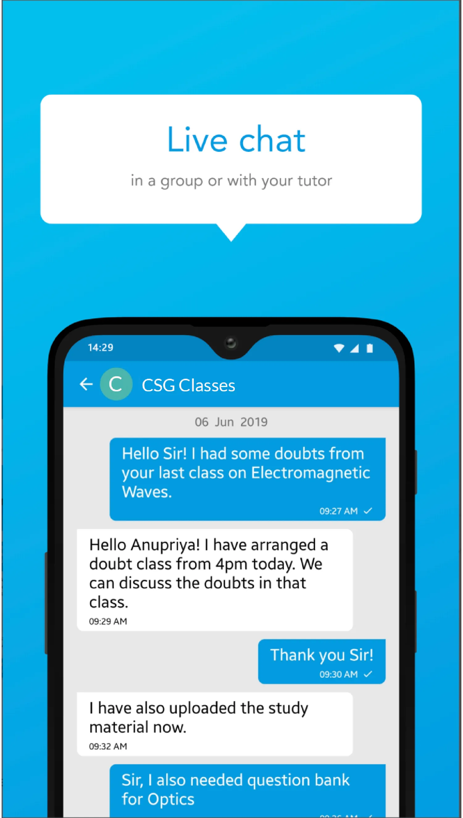 CSG classes | Indus Appstore | Screenshot