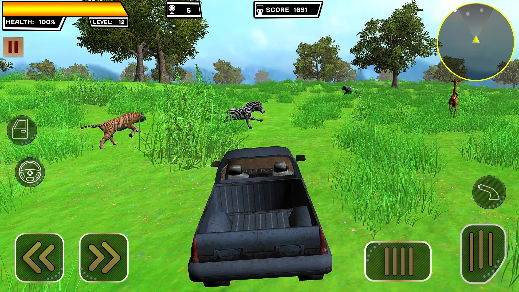 Animals Hunting 4x4 Safari 3D | Indus Appstore | Screenshot