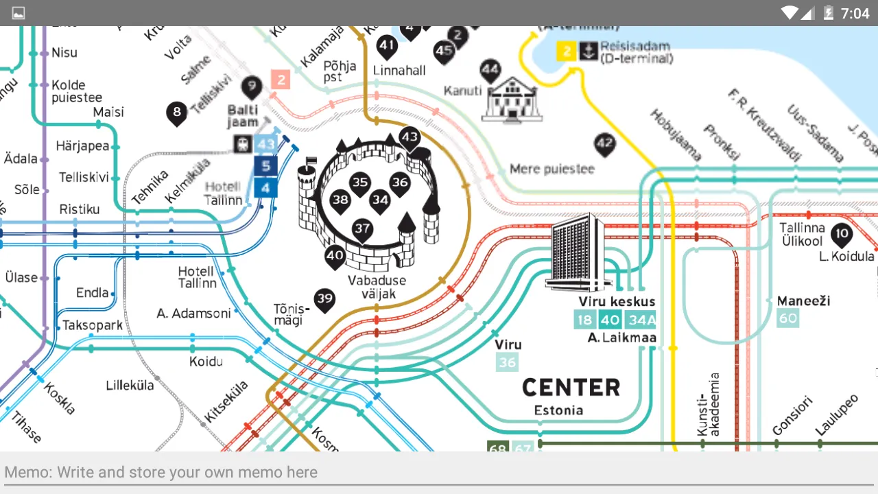 TALLINN BUS TRAM TROLLEY MAP | Indus Appstore | Screenshot