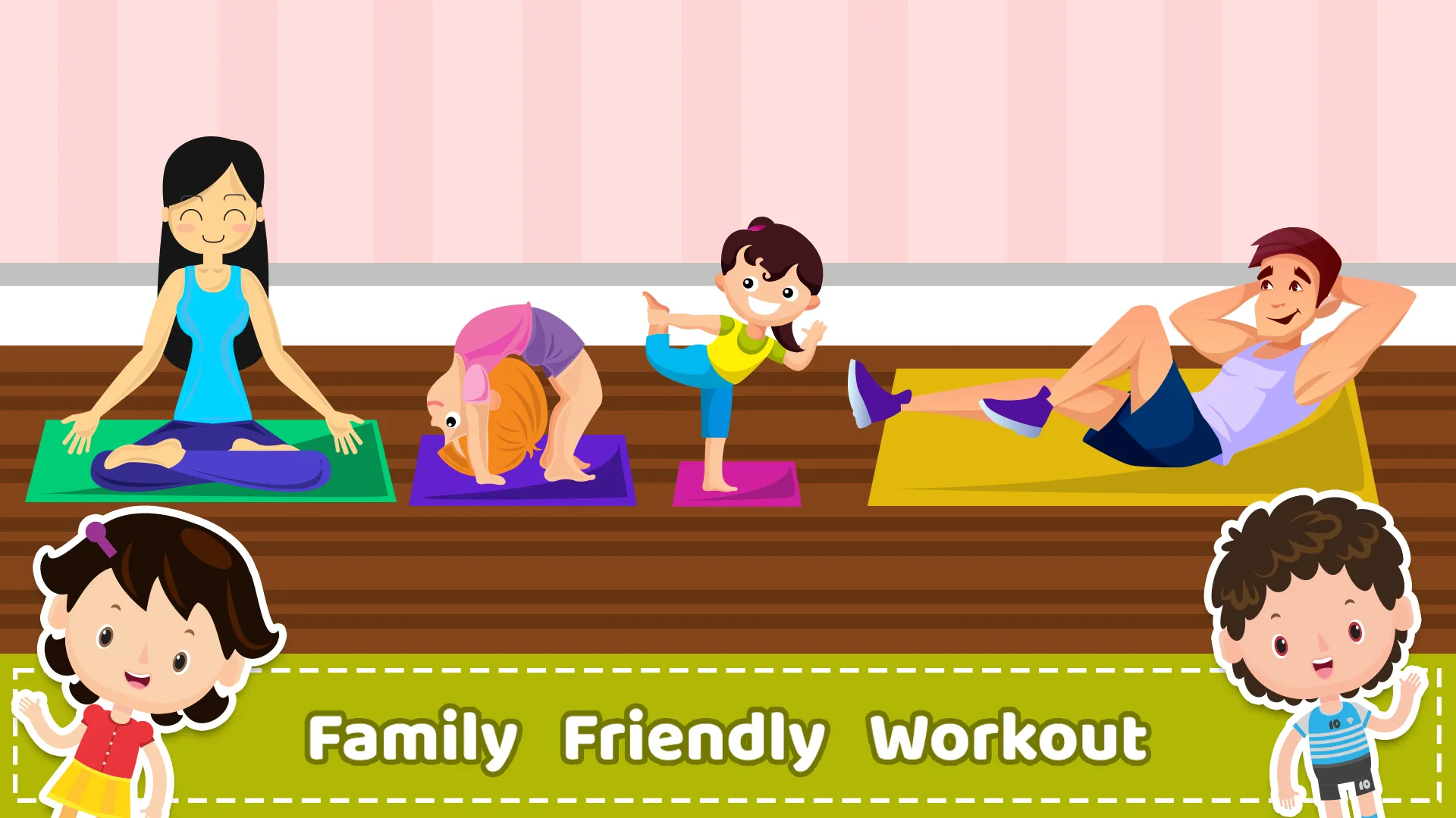 Yoga for Kids & Family fitness | Indus Appstore | Screenshot