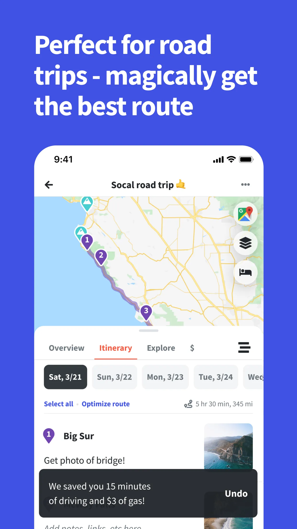 Wanderlog - Trip Planner App | Indus Appstore | Screenshot