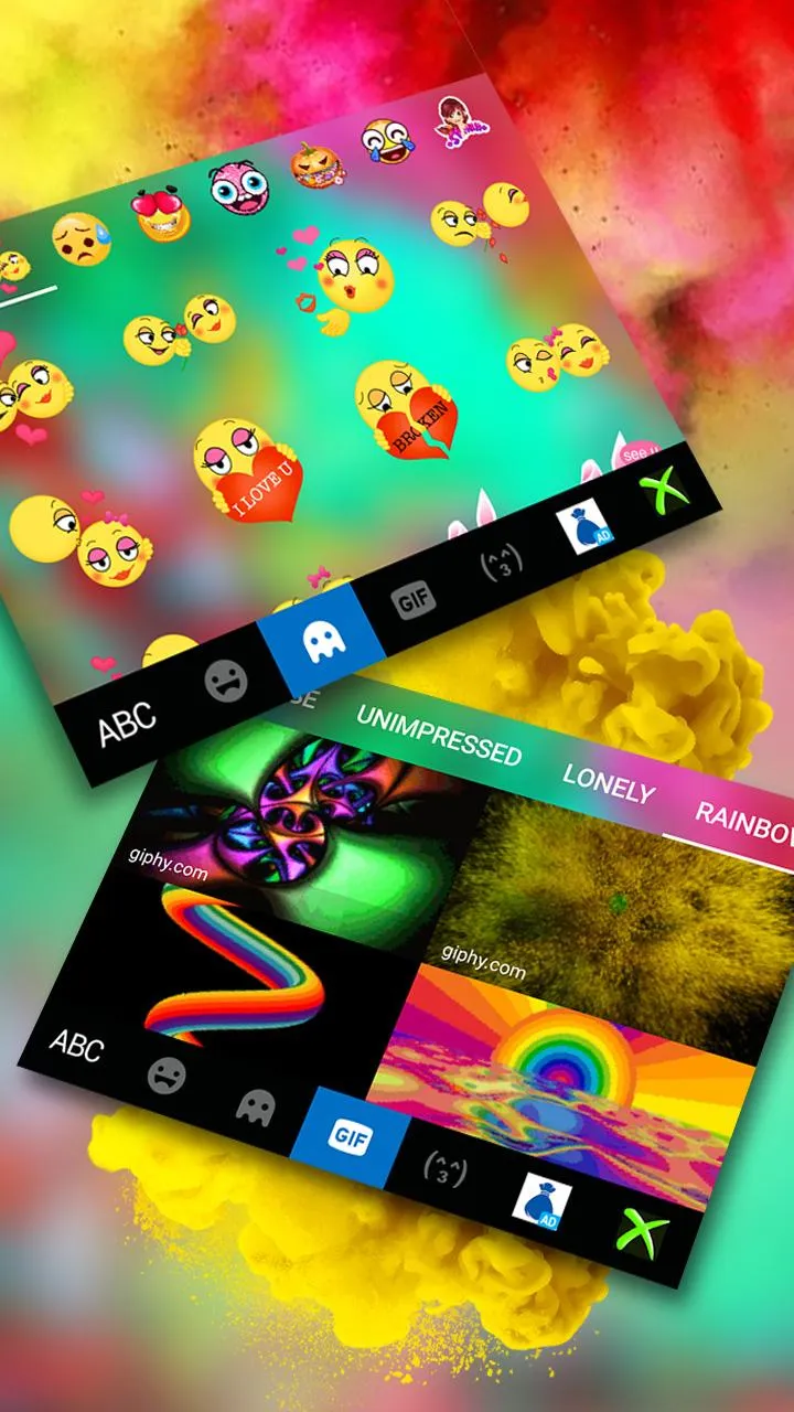 Colorful Holi Festival Keyboar | Indus Appstore | Screenshot