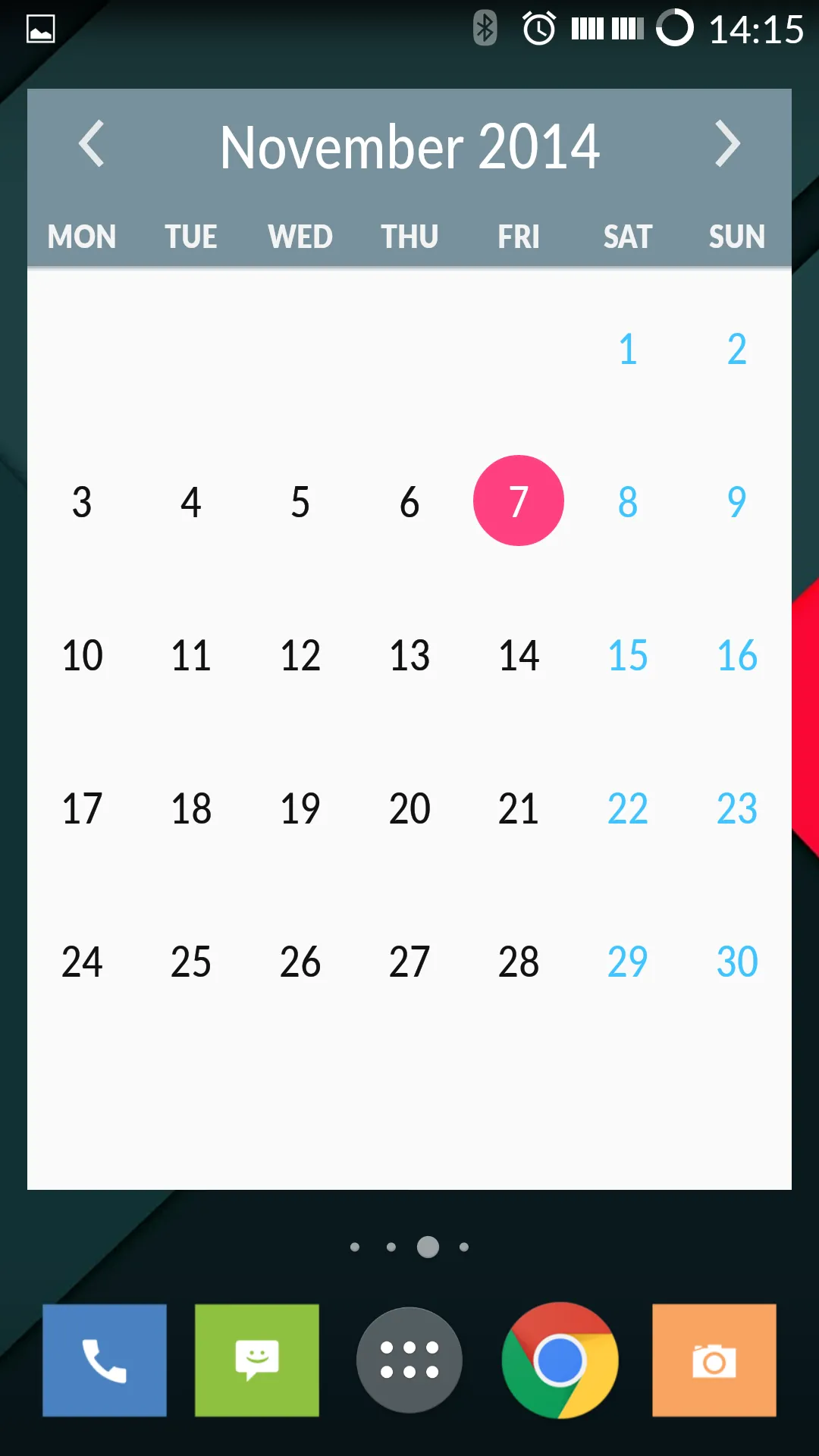 Month Calendar Widget | Indus Appstore | Screenshot