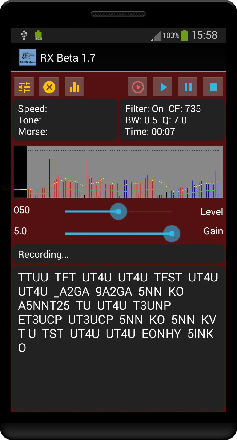 G0HYN RX Morse | Indus Appstore | Screenshot