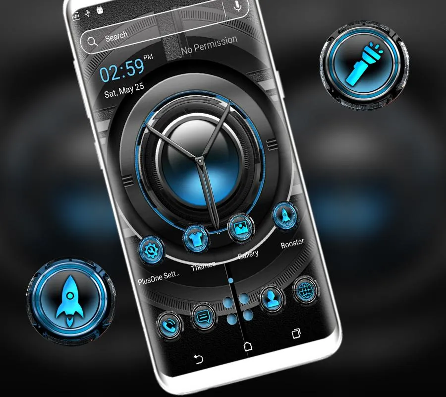 Techno Vault Launcher Theme | Indus Appstore | Screenshot