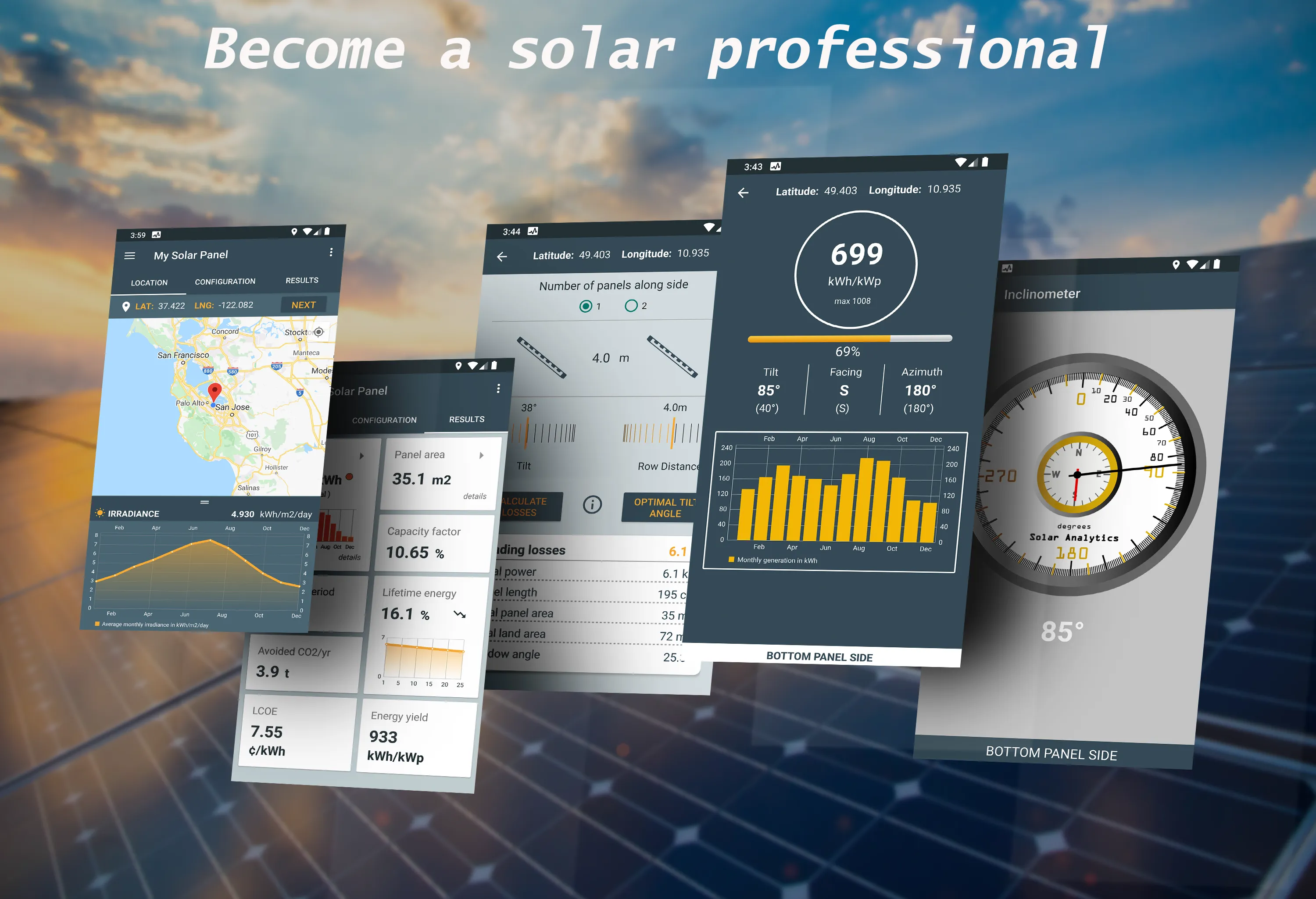 My Solar Panel Lite | Indus Appstore | Screenshot