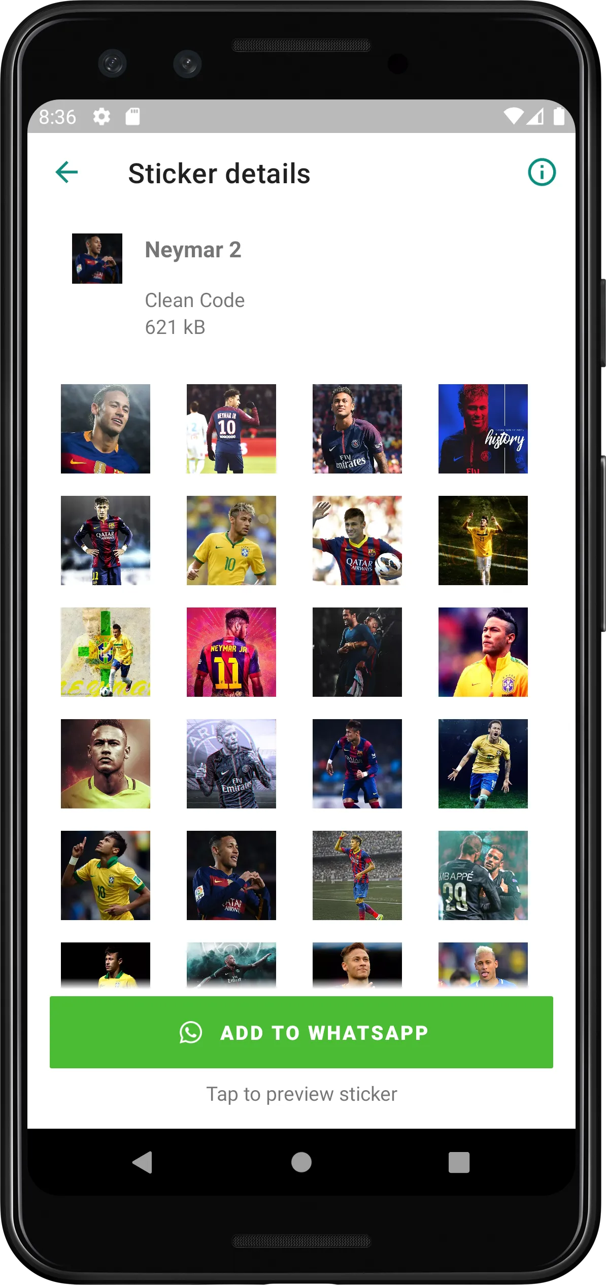 Stickers Neymar Jr | Indus Appstore | Screenshot