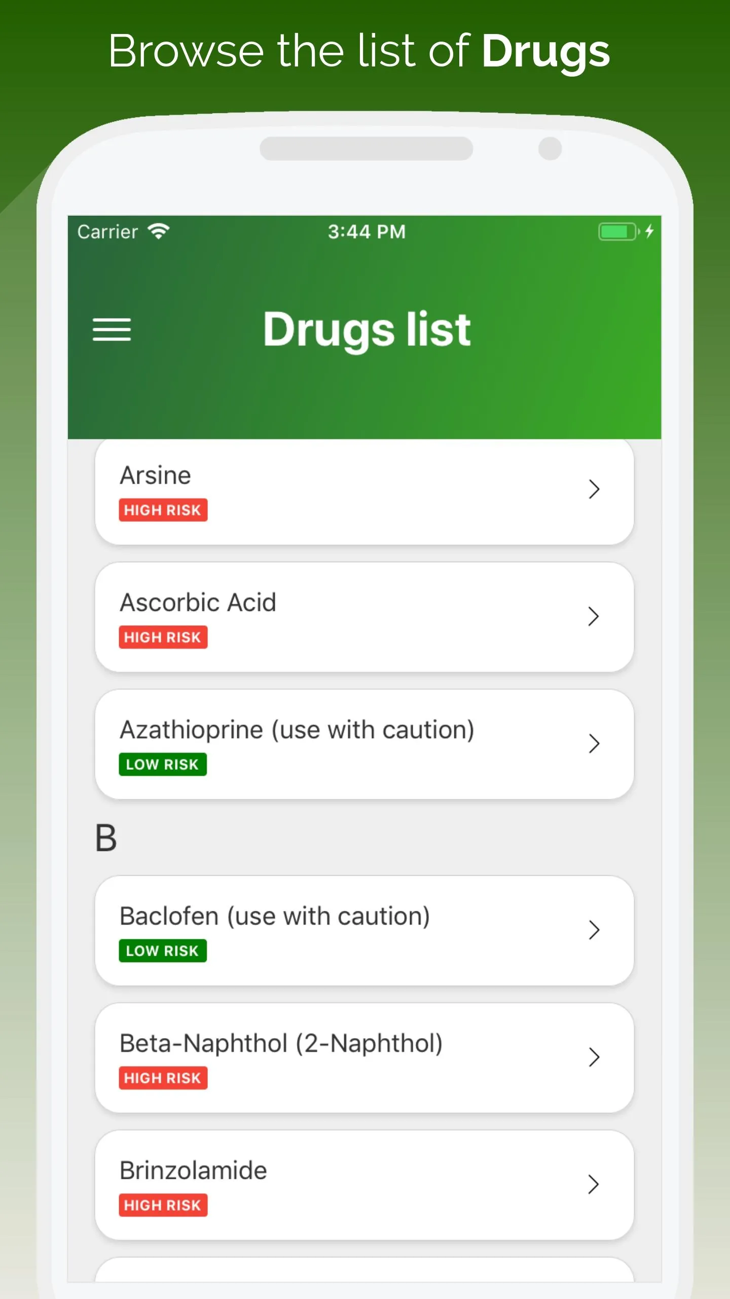 G6PD Drug Search | Indus Appstore | Screenshot