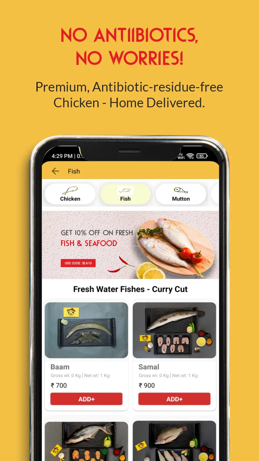 Freschopsbar -Chicken , Fish | Indus Appstore | Screenshot