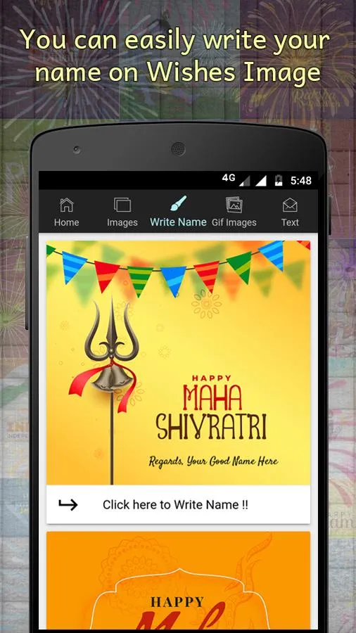 Hindu Festival Wishes Maker | Indus Appstore | Screenshot