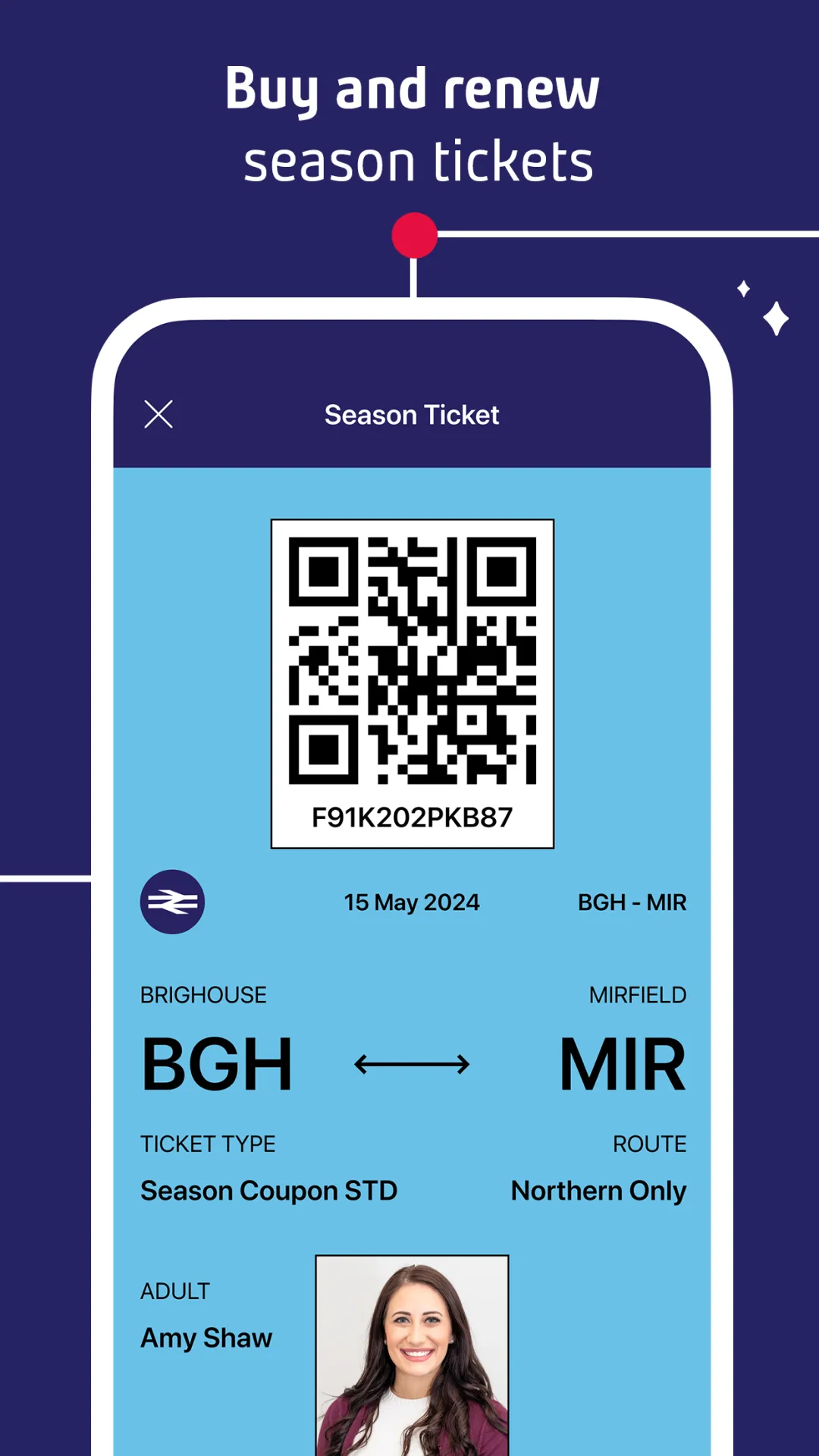 Northern train tickets & times | Indus Appstore | Screenshot