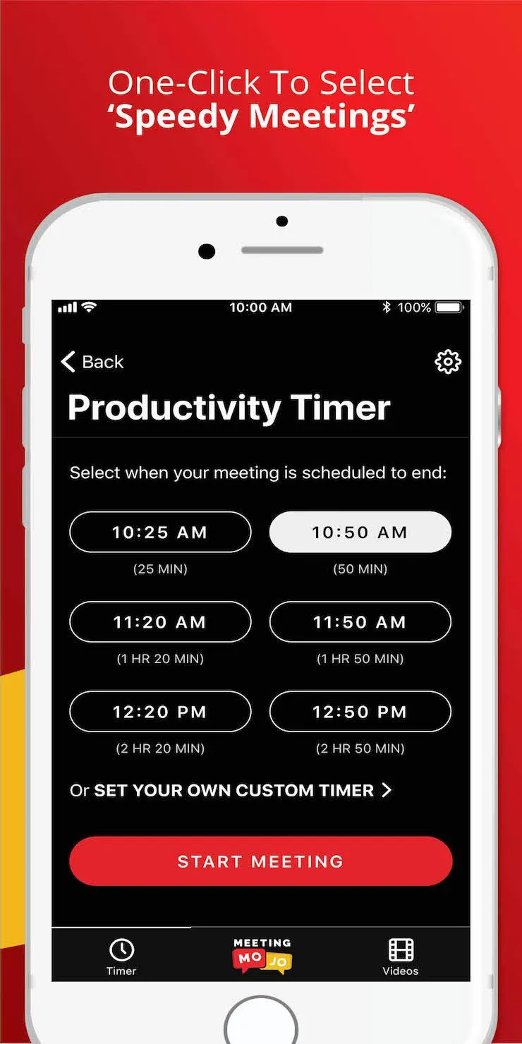 Meeting MOJO Productivity Time | Indus Appstore | Screenshot