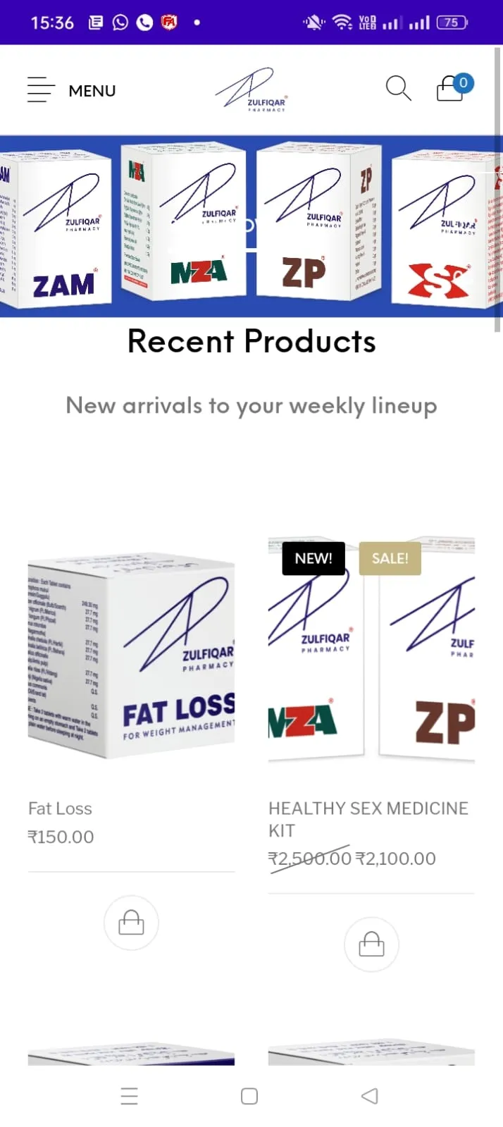 Zulfiqar Pharmacy | Indus Appstore | Screenshot