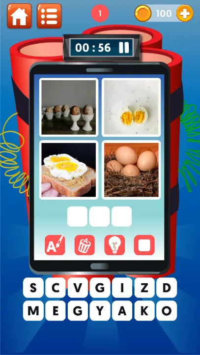 Word Bomb : 4 pics 1 word | Indus Appstore | Screenshot