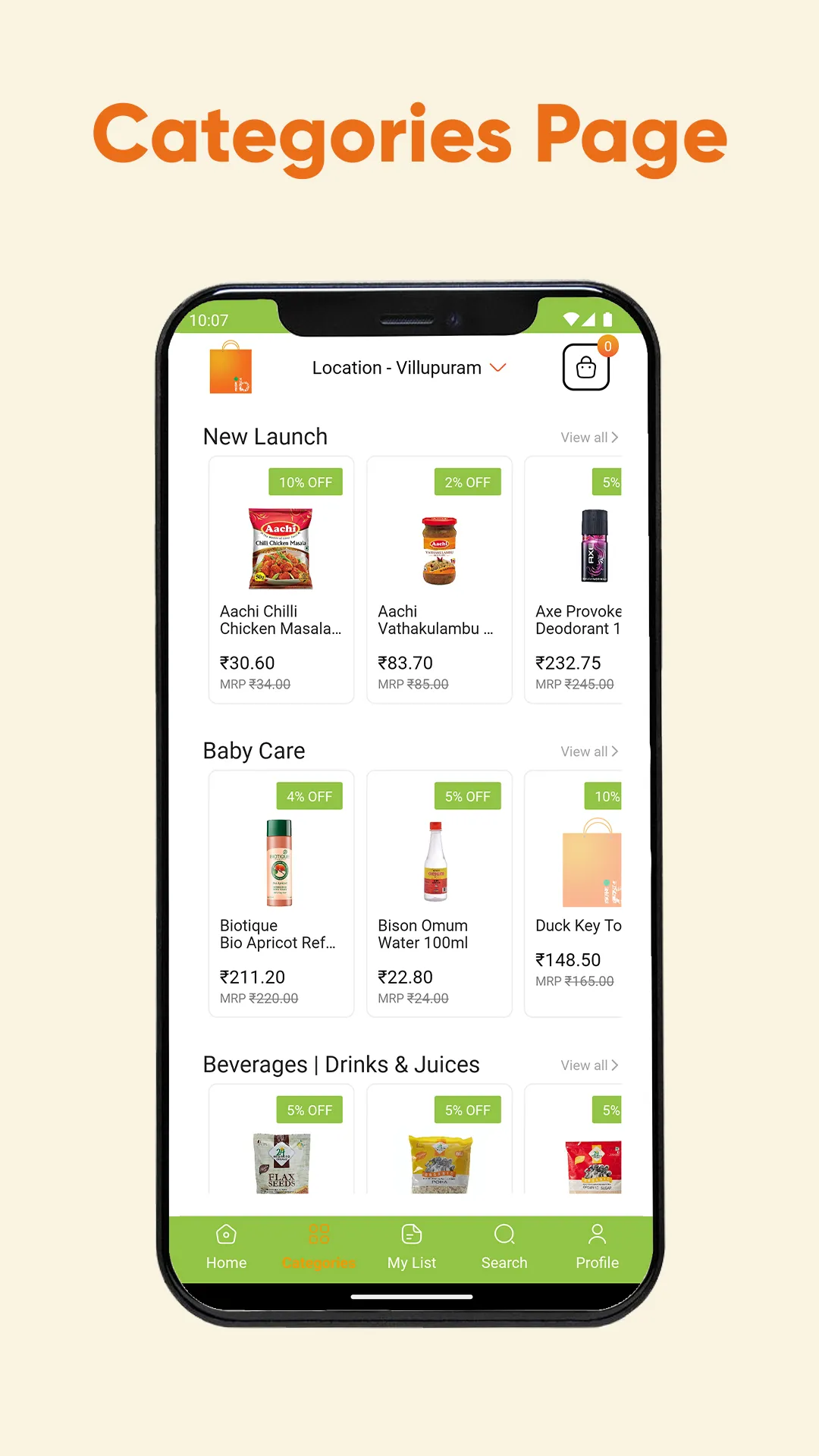 Indbazaar Online Supermarket | Indus Appstore | Screenshot