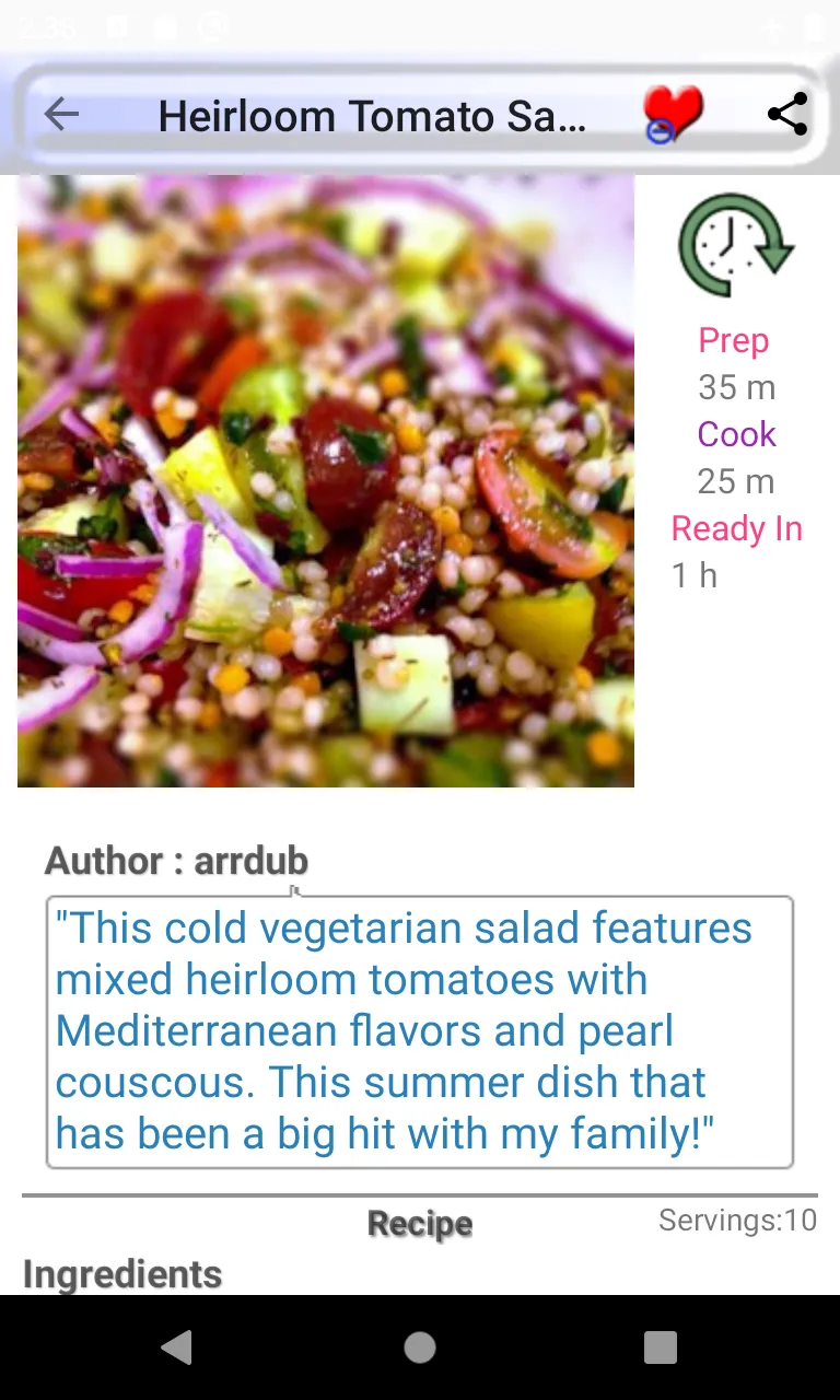 Salad Recipe: vegetable | Indus Appstore | Screenshot