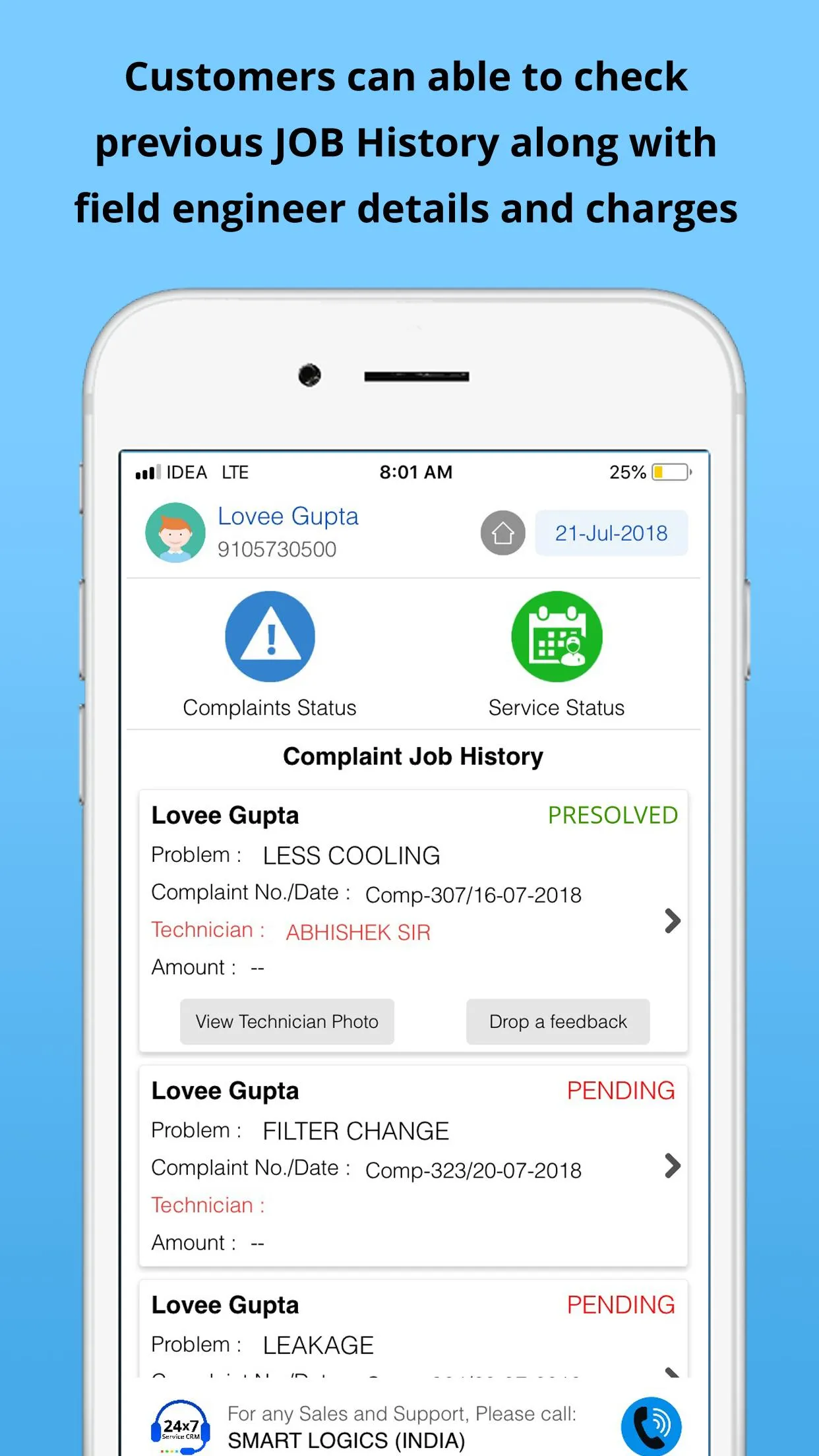 Service CRM | Indus Appstore | Screenshot