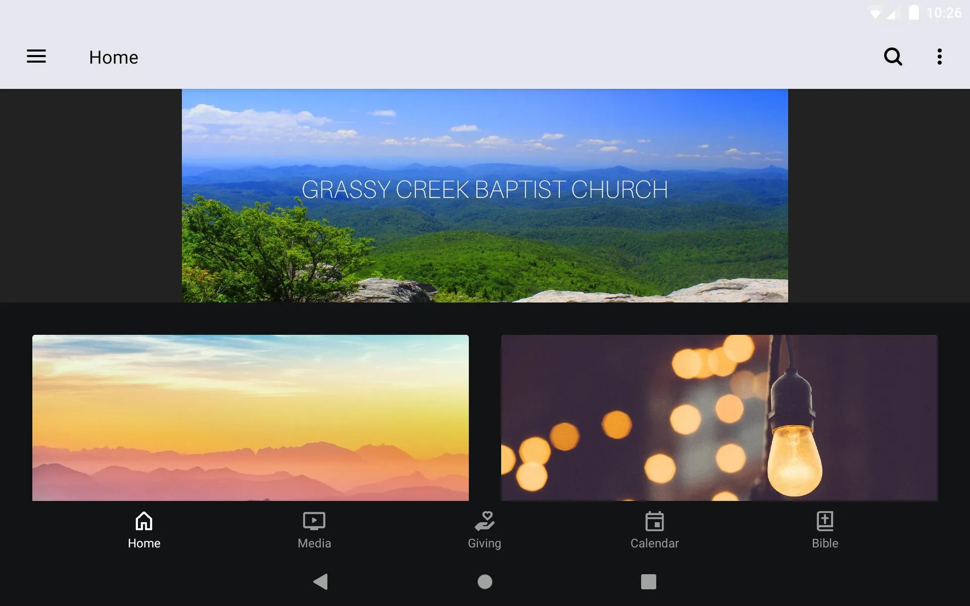 Grassy Creek Baptist Church | Indus Appstore | Screenshot