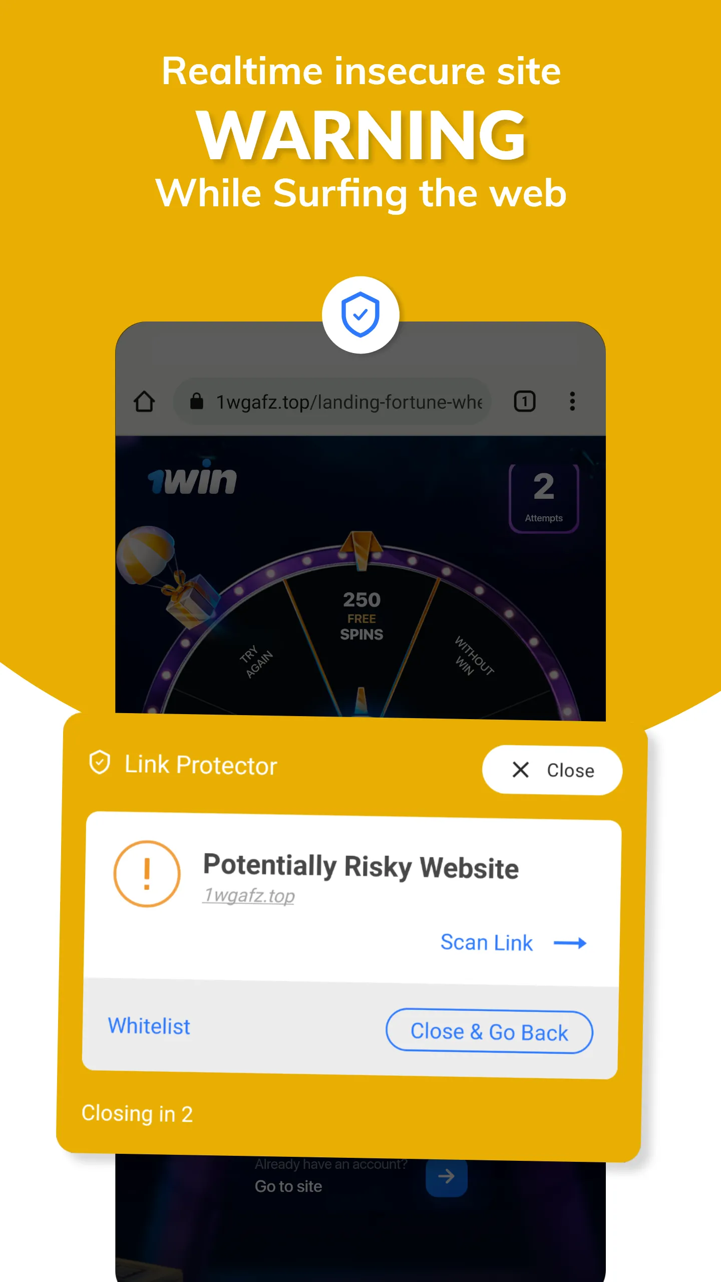 LinkWall: Phishing Security | Indus Appstore | Screenshot