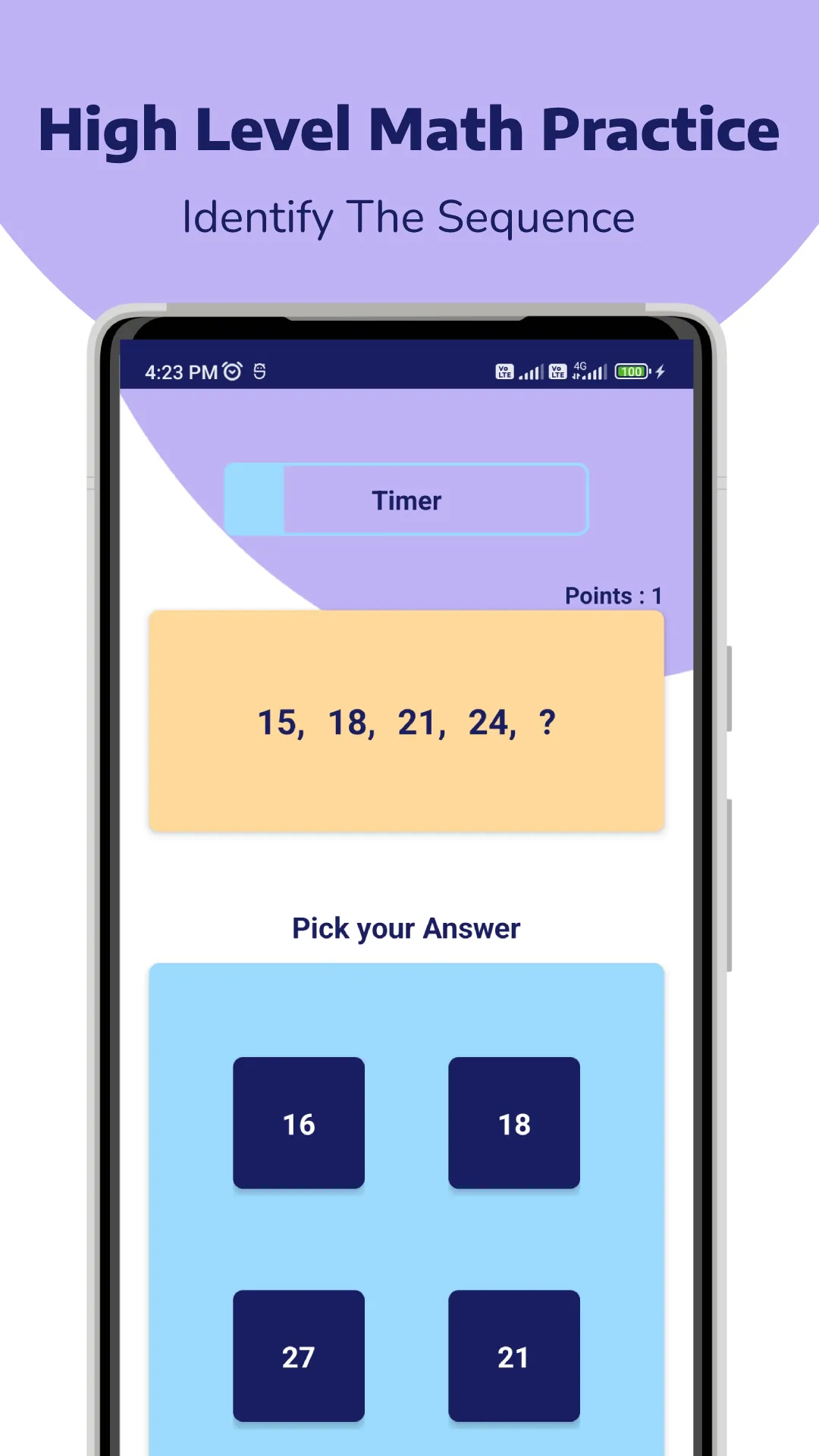 Speed Mental Math Practice | Indus Appstore | Screenshot