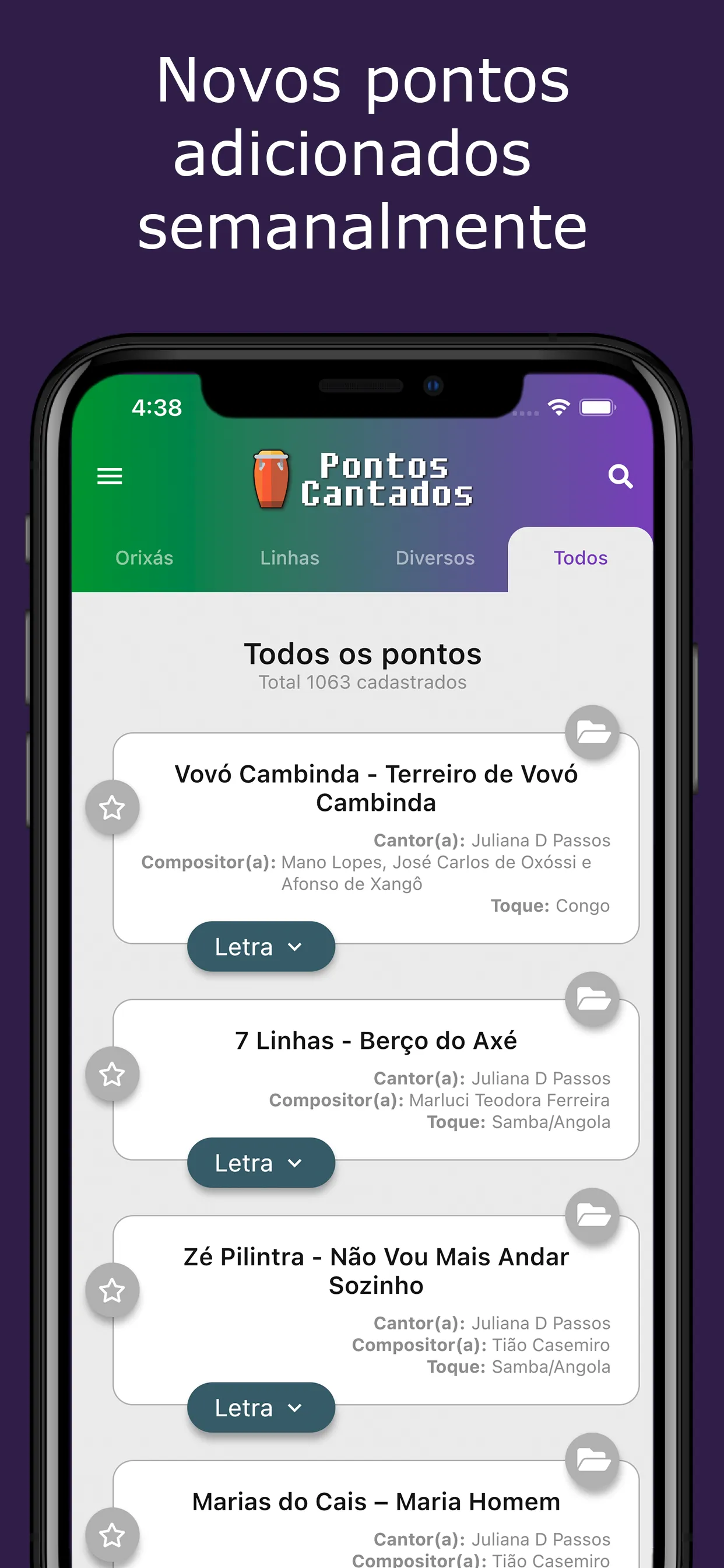 Pontos Cantados de Umbanda | Indus Appstore | Screenshot