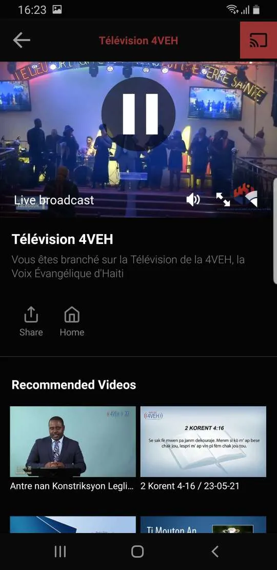 Radio Tele 4VEH Haiti | Indus Appstore | Screenshot