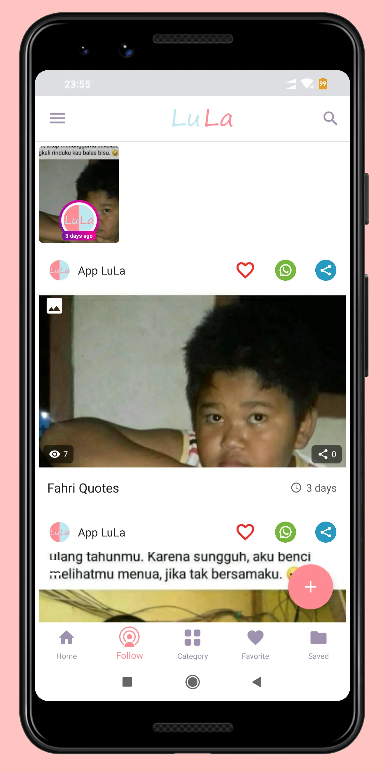 LuLa Status Video WA Indonesia | Indus Appstore | Screenshot