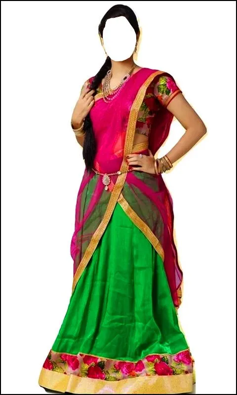 Women Pattu Dress Photo Suit | Indus Appstore | Screenshot