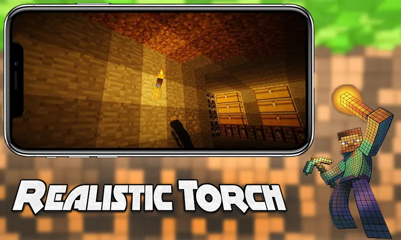 Realistic Torch Mod Minecraft | Indus Appstore | Screenshot