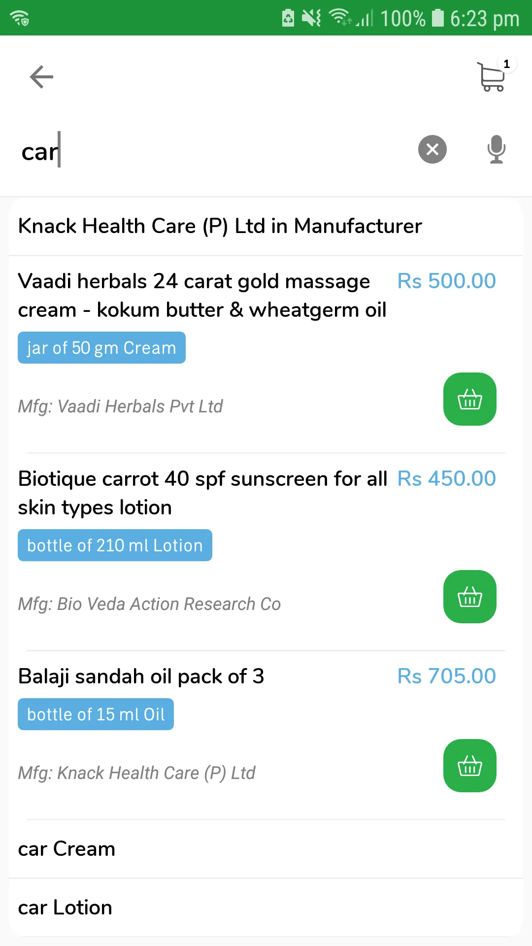 One Bharat Pharmacy | Indus Appstore | Screenshot