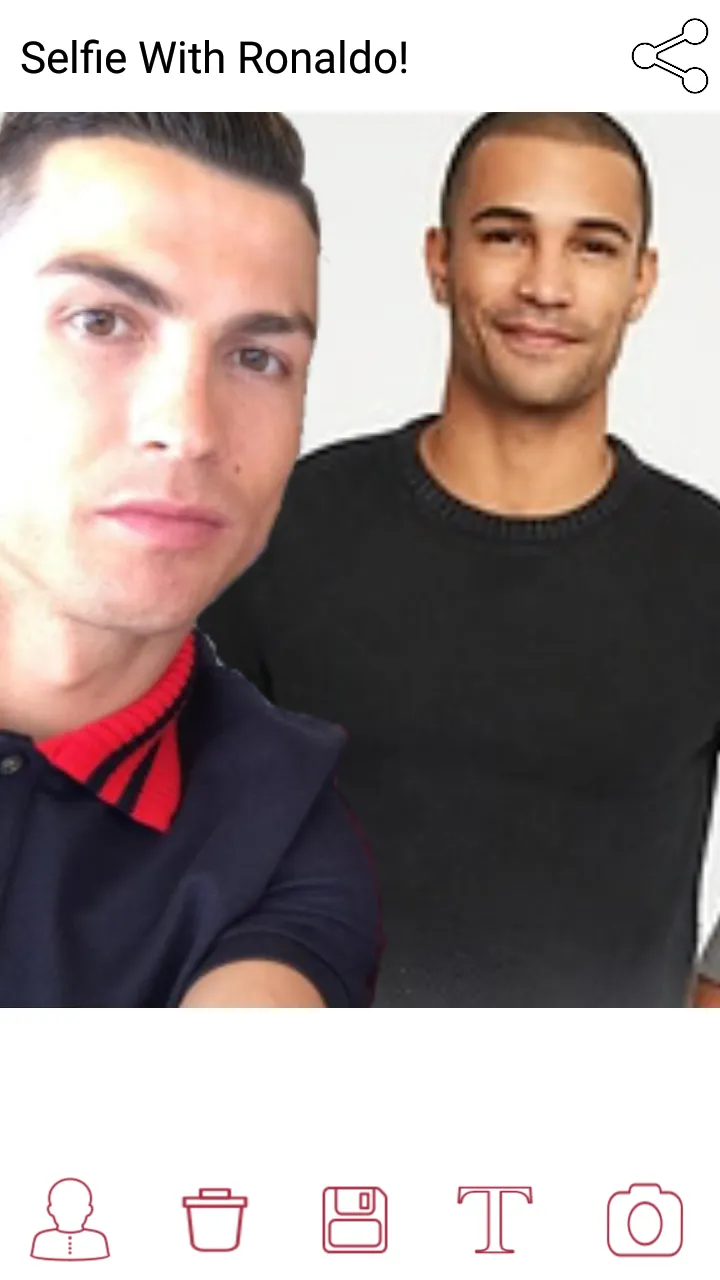 Selfie With Ronaldo! | Indus Appstore | Screenshot