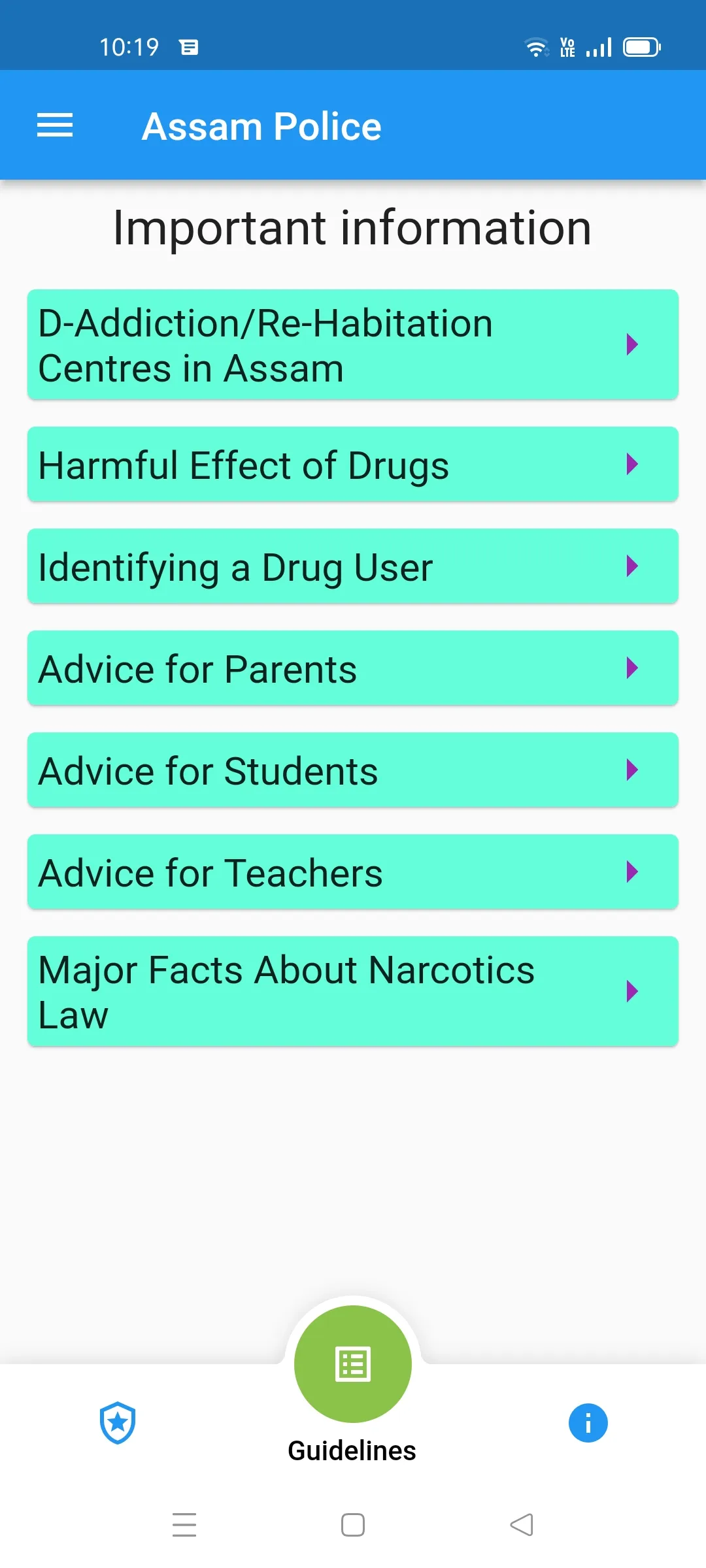 Drugs Free Assam | Indus Appstore | Screenshot