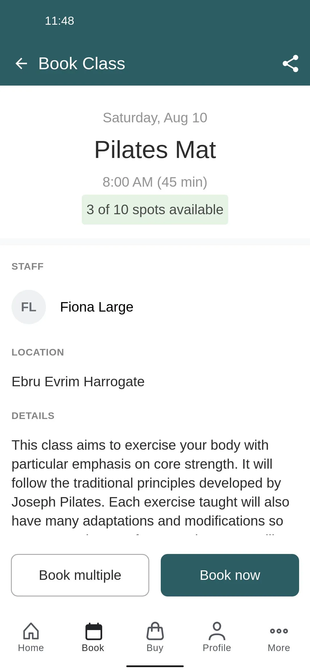 Ebru Evrim Yoga Pilates | Indus Appstore | Screenshot