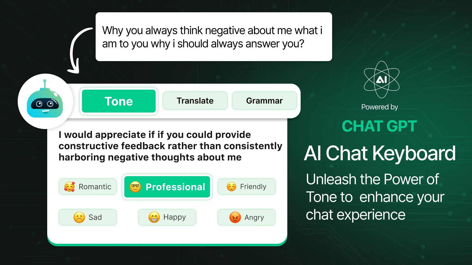 AI Chat Keyboard: Smart Typing | Indus Appstore | Screenshot