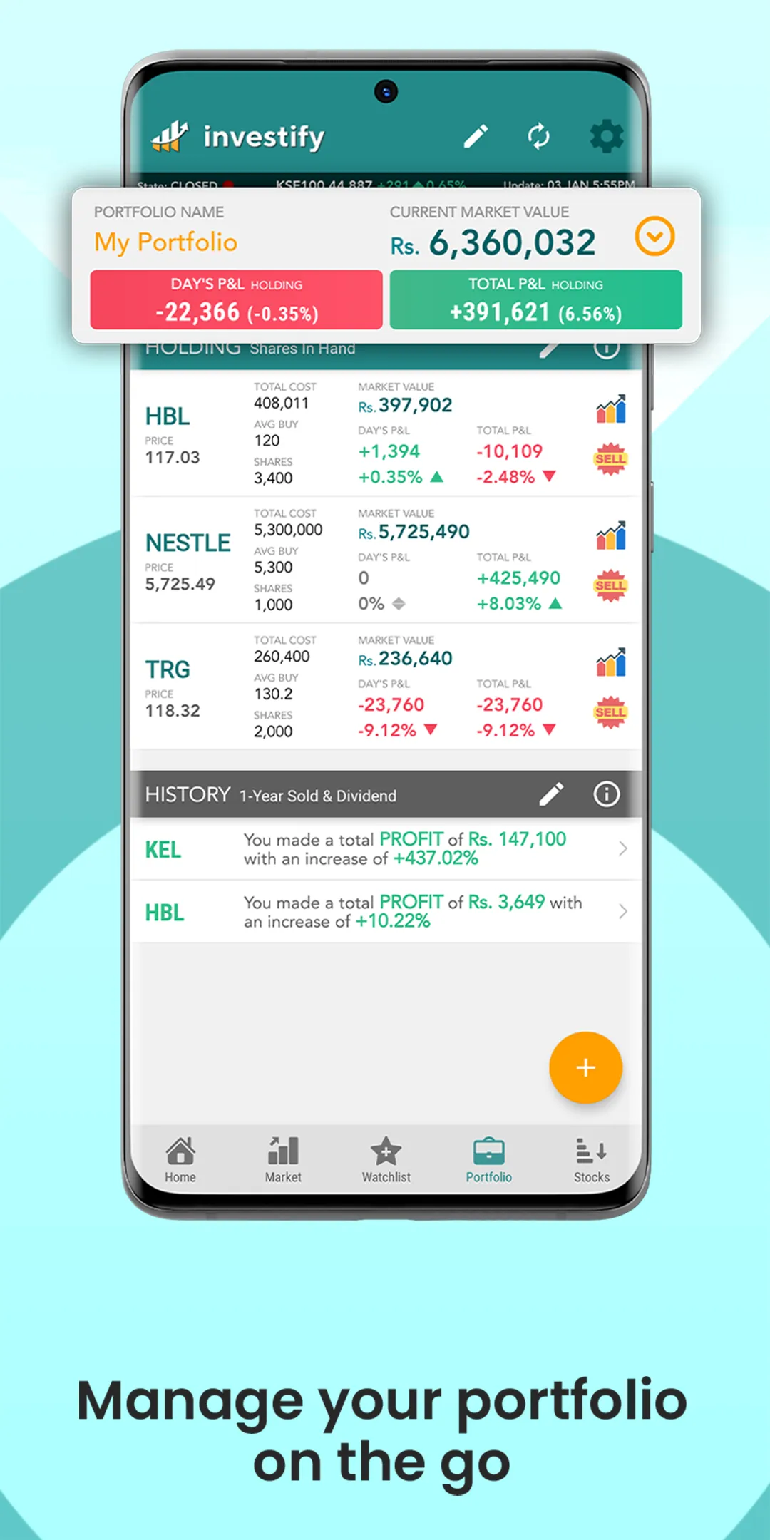 Investify PSX Stocks Pakistan | Indus Appstore | Screenshot